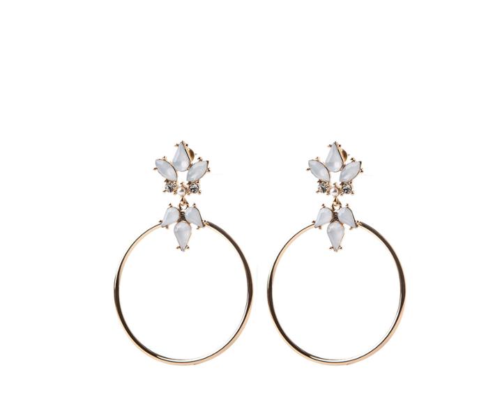 Oasis Jewel Hoop Earrings