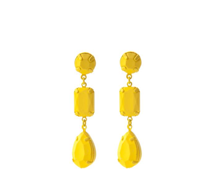 Oasis Powder Coated Drop Earrings