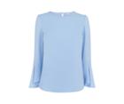 Oasis Fluted Long Sleeve Top
