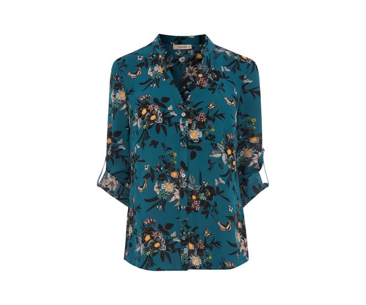 Oasis Ann Marie Frill Front Shirt