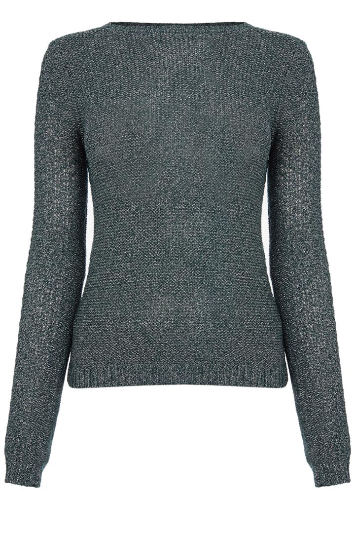 Oasis Textured Lurex Jumper