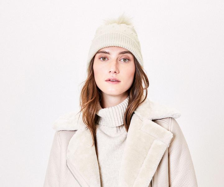 Oasis Pearl Embellished Beanie