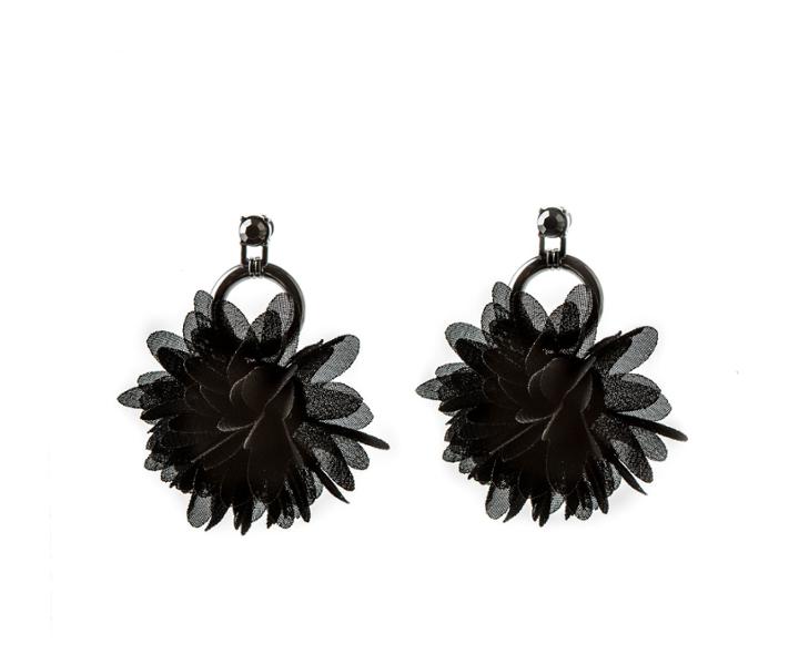 Oasis Flower Pom Pom Earring
