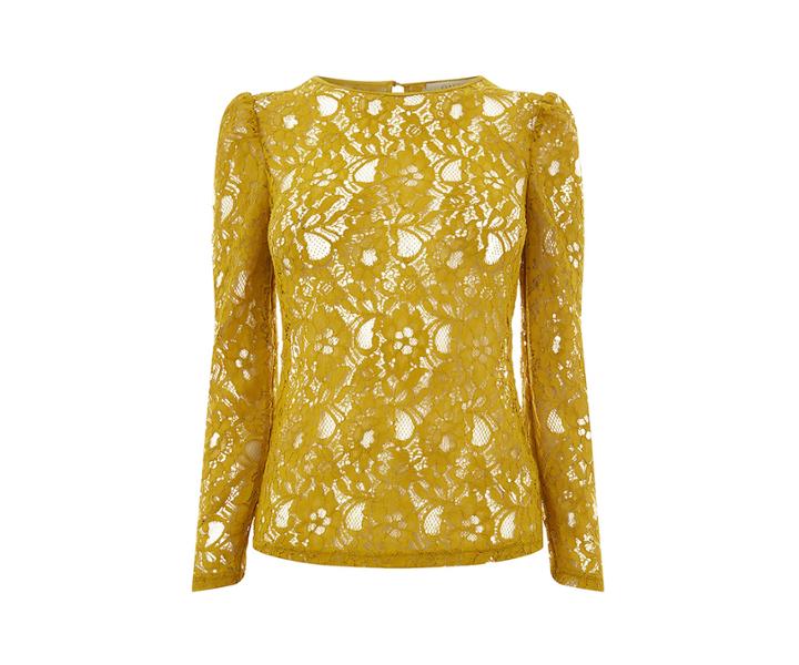 Oasis Lace Puff Sleeve Tee