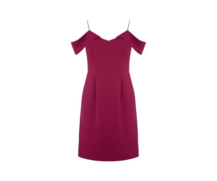 Oasis Cold Shoulder Dress Long