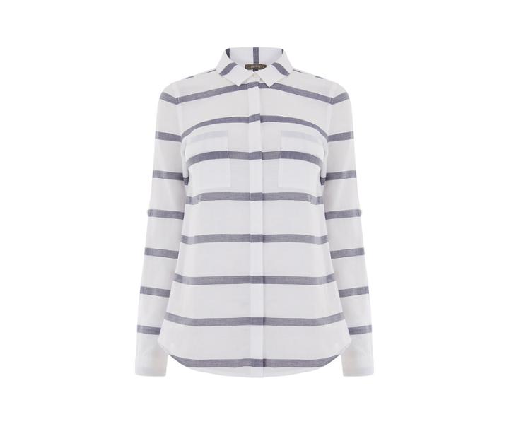 Oasis Casual Cotton Stripe Shirt