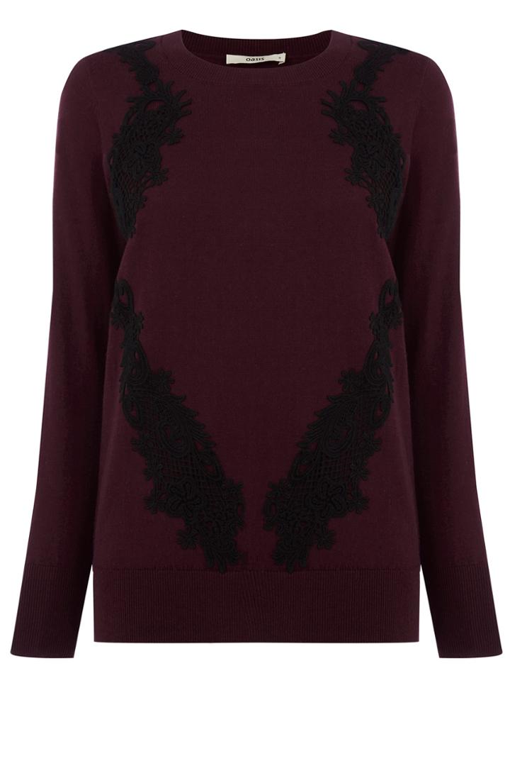 Oasis Lace Detail Jumper