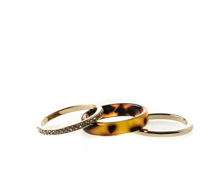 Oasis Resin And Crystal Ring Pack