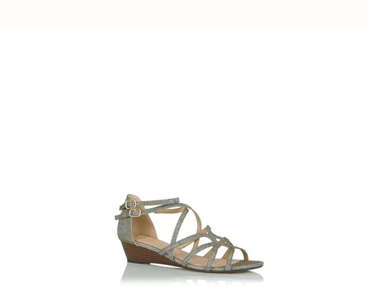 Oasis Claudia Caged Demi Wedge