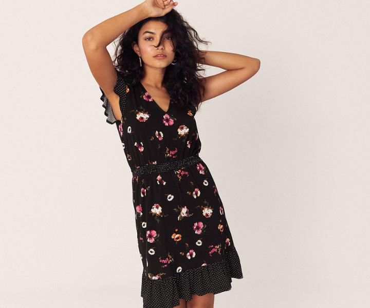 Oasis Posey Print Dress