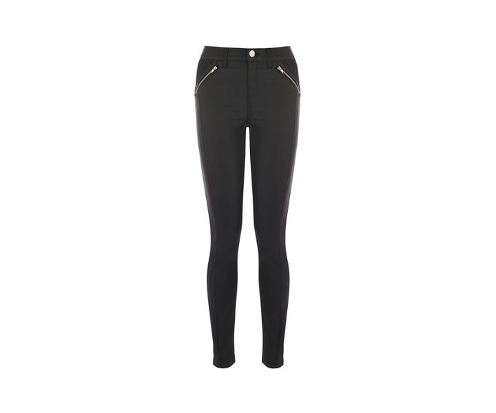 Oasis Pinstitch Coated Jean