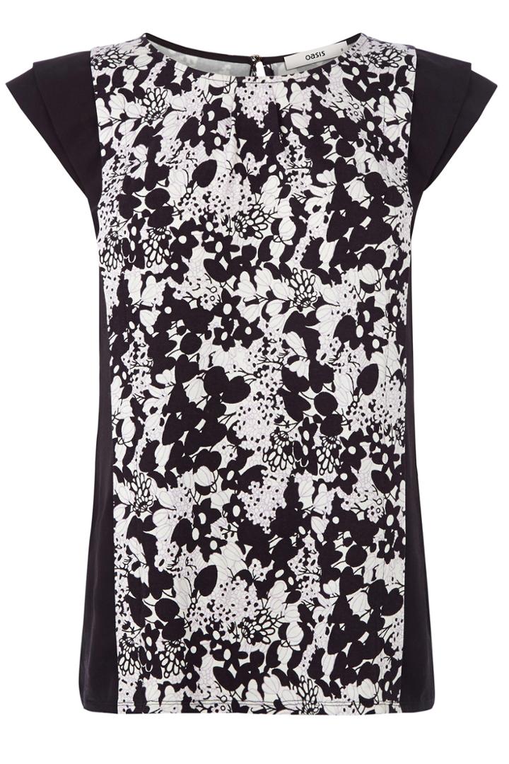 Oasis Miroglio Print Shell Top