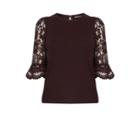 Oasis Lace Fluted Sleeve Top