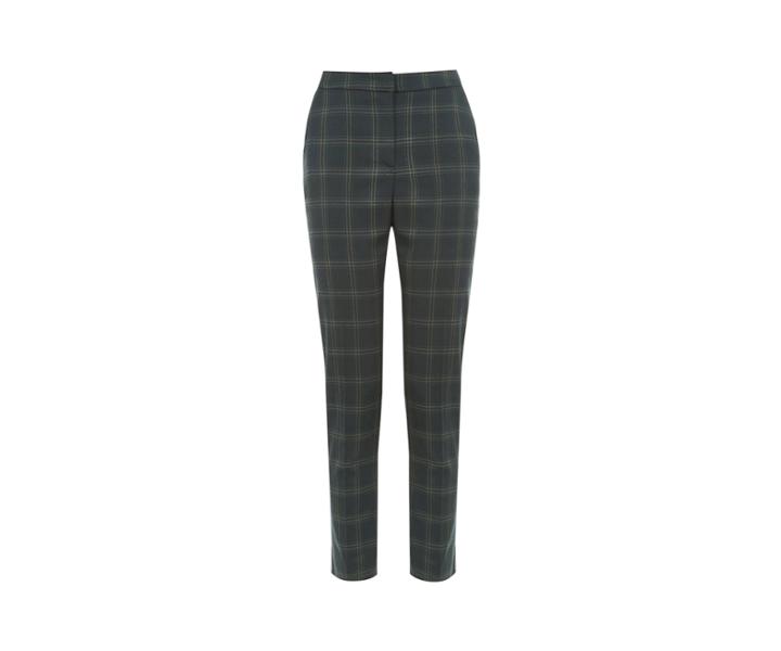 Oasis Check Slim Leg Trouser