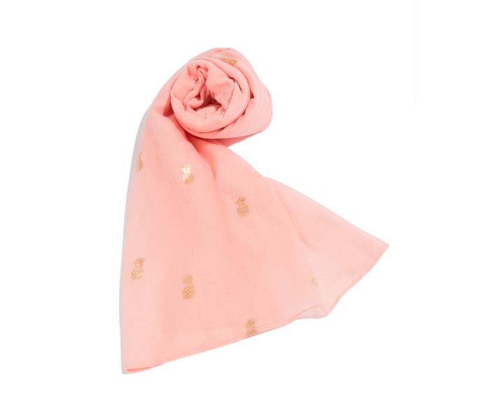 Oasis Pineapple Foil Scarf