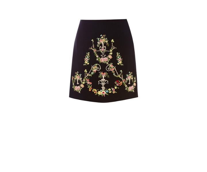 Oasis Nina Embroidered Skirt