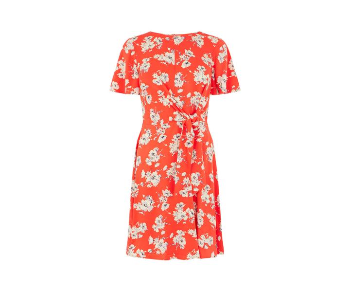 Oasis Floral Tie Waist Skater
