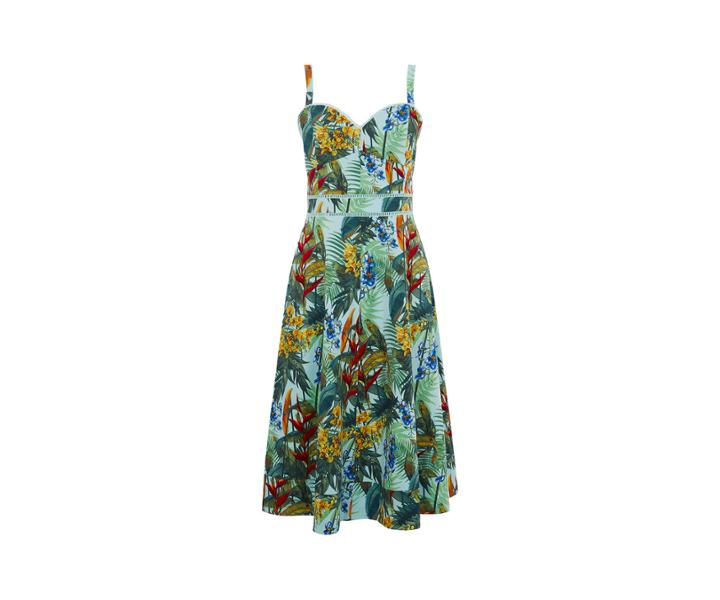 Oasis Tropical Cuba Midi Dress