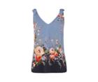 Oasis Rose Tie Sleeve Vest