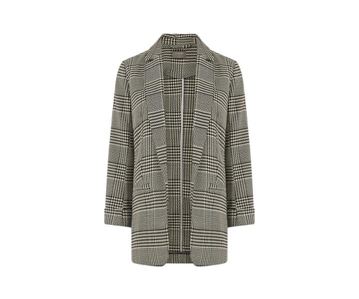 Oasis Edge To Edge Check Blazer