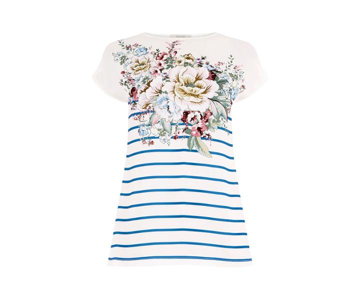 Oasis Chintz Stripe Tee