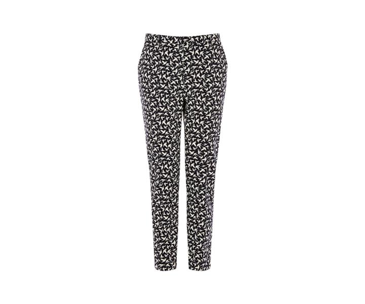 Oasis Mono Bird Print Trouser