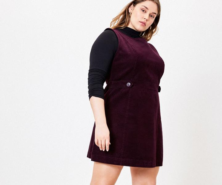 Oasis Curve Cord Shift Dress