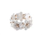 Oasis White Flower Stretch Bracelet