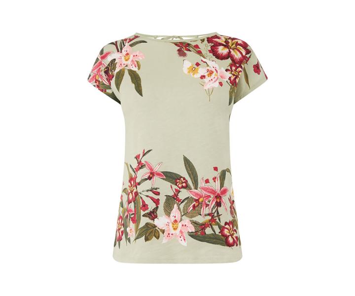 Oasis Garden Flower Slub Tee
