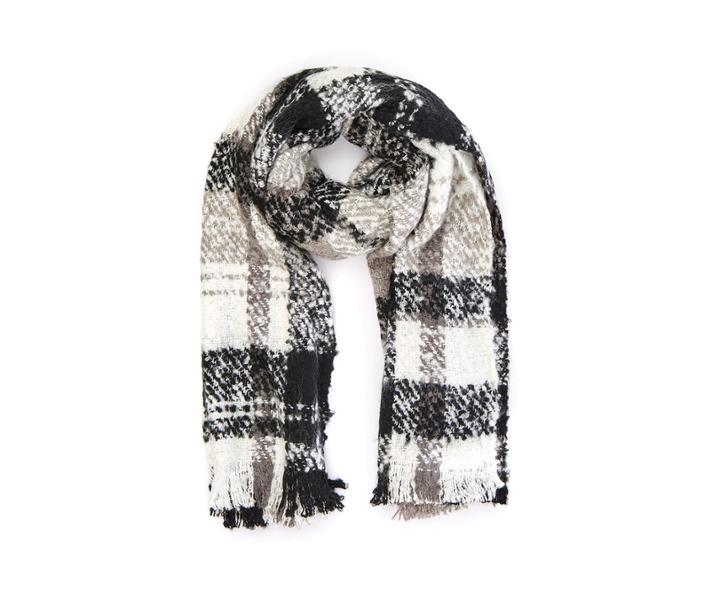 Oasis Boucle Check Scarf