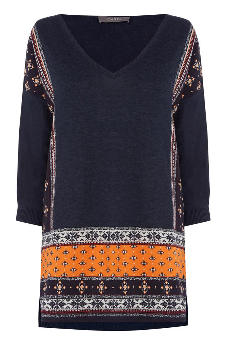 Oasis Naomi Patched Jumper