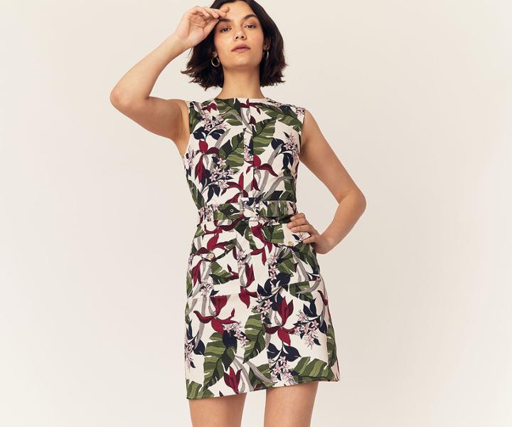 Oasis Bali Floral Shift Dress