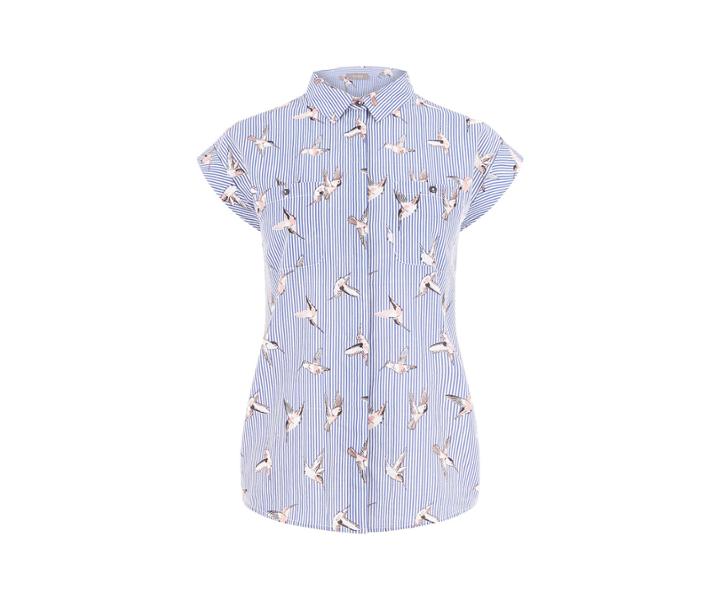 Oasis Stripe Bird Shirt