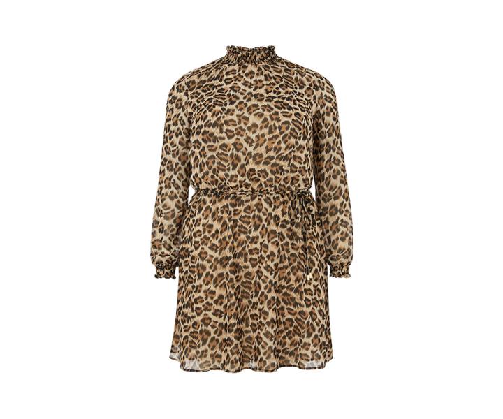 Oasis Curve Animal High Neck Dress