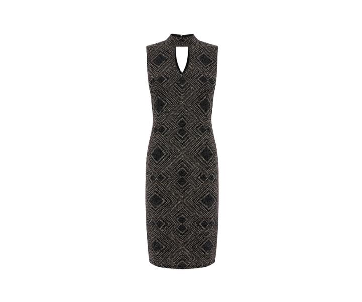 Oasis Long Deco Glitterball Dress
