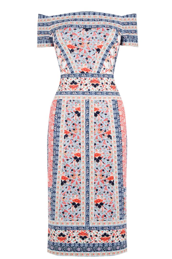 Oasis Charlotte Print Bandeau Dress