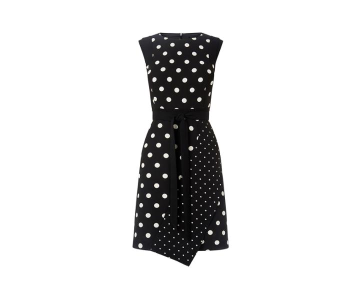 Oasis Spot And Stripe Dress