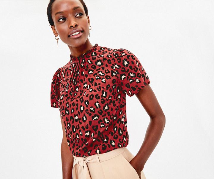 Oasis Animal High Neck Tee