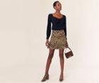 Oasis Taya Tiger Flippy Skirt