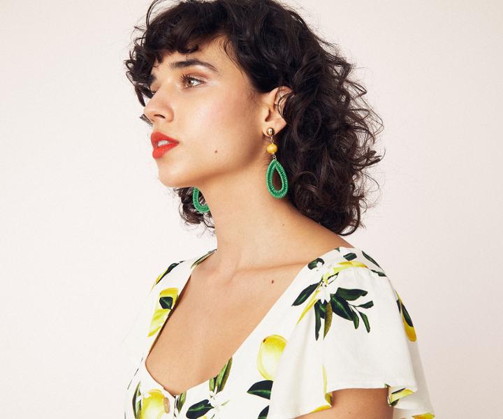 Oasis Raffia Earrings