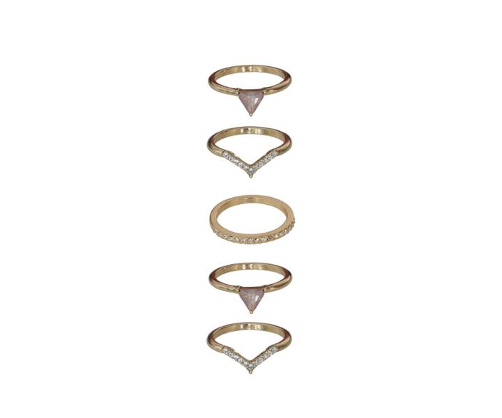 Oasis Geo Stacked Rings