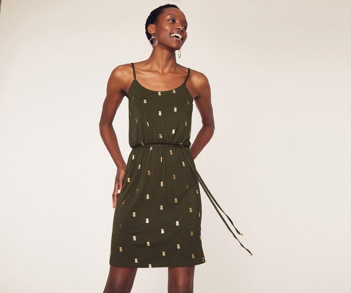 Oasis Pineapple Cami Dress