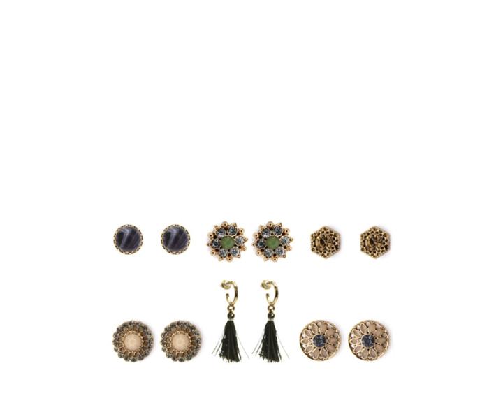 Oasis 6 Pack Tassel Earring