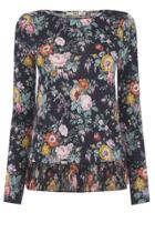 Oasis Fi Fi Floral Pleated Top