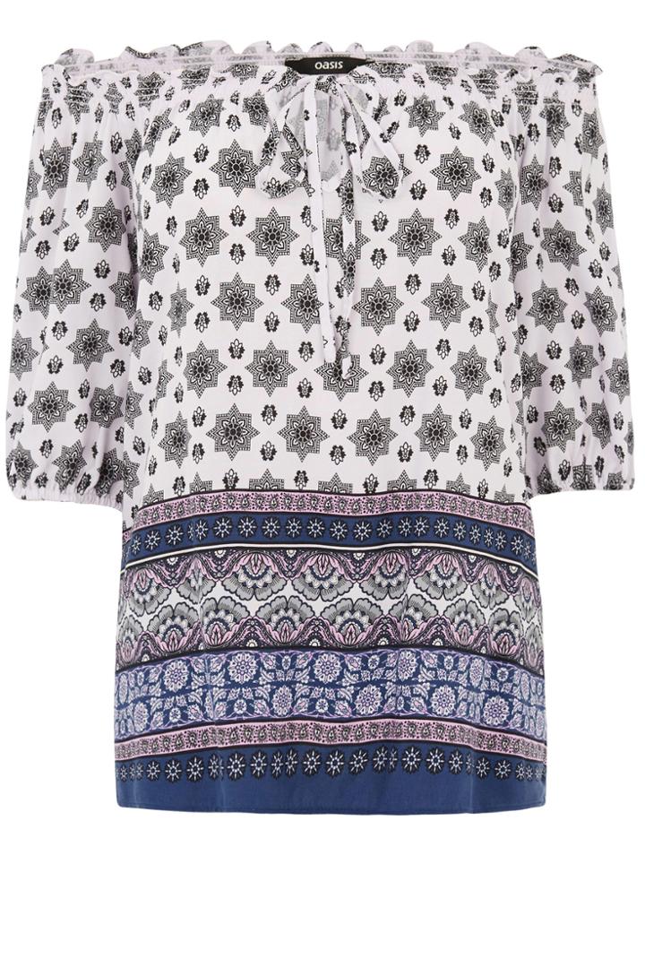 Oasis Paisley Gypsy Top