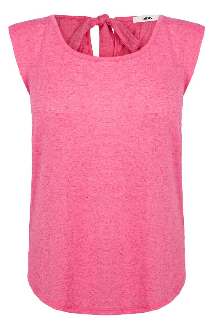 Oasis Fitted Bow Back Tee
