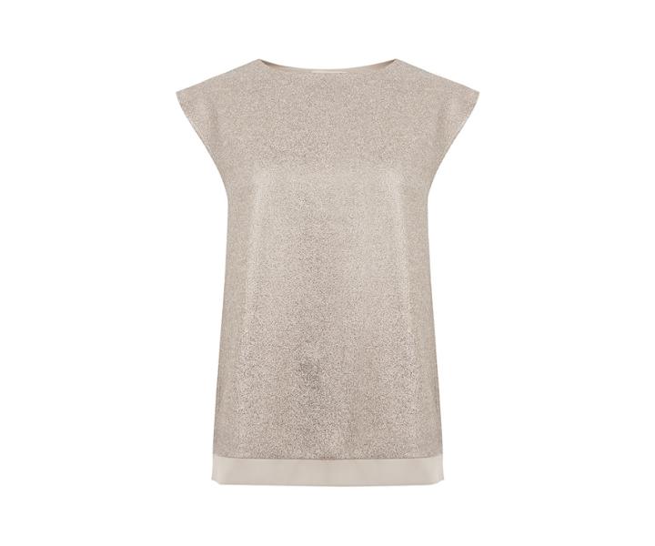 Oasis Metallic Wrap Back Tee