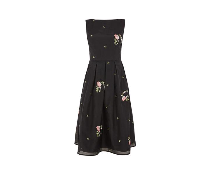 Oasis Summer Bloom Embroidered Dress