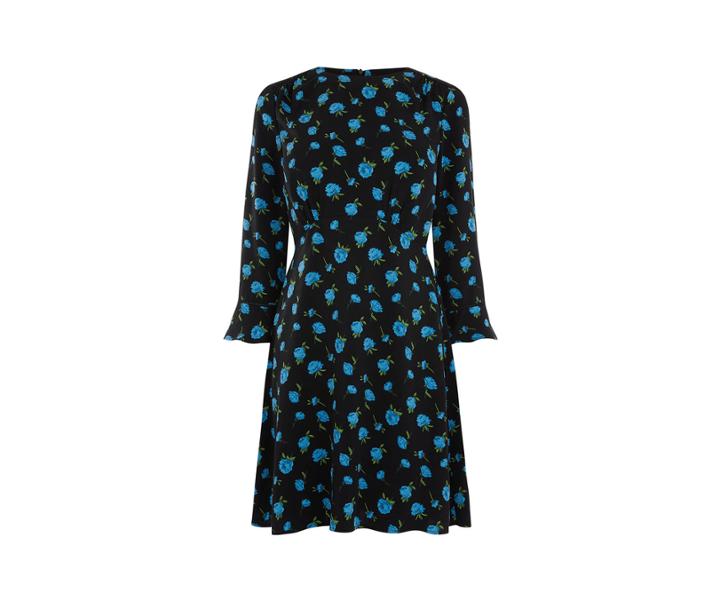 Oasis Blue Rose Dress
