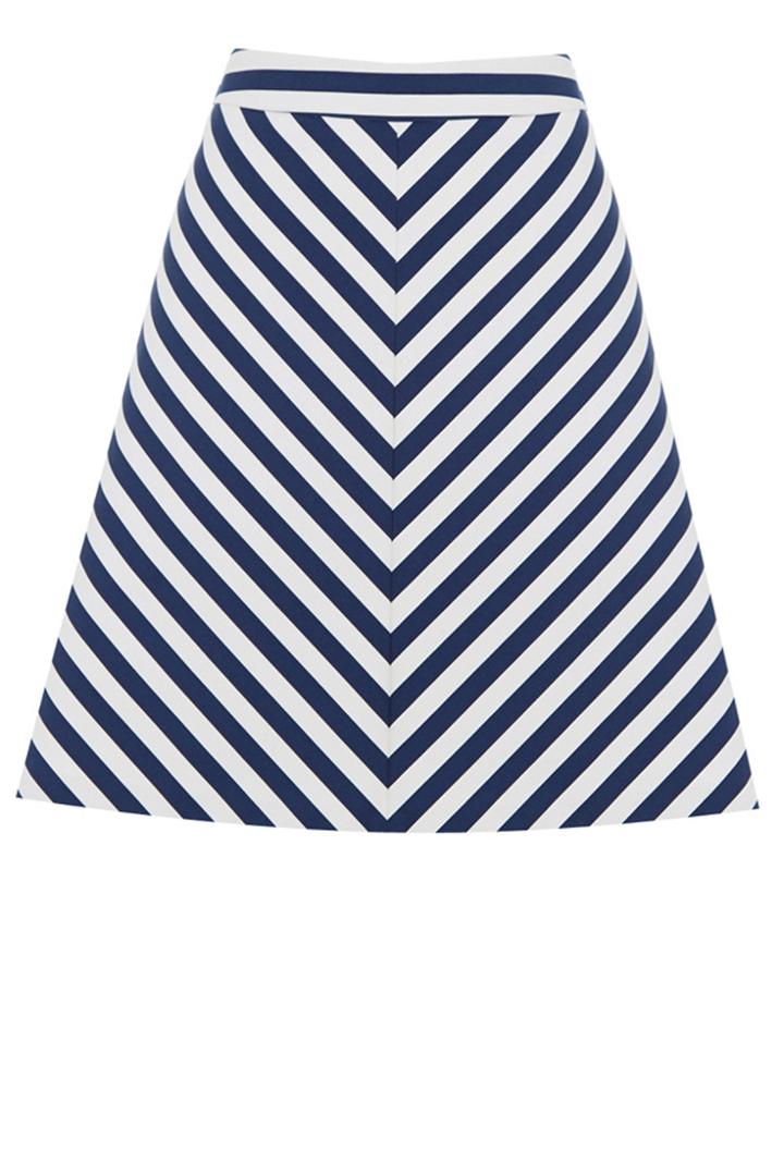Oasis Stripe A-line Skirt